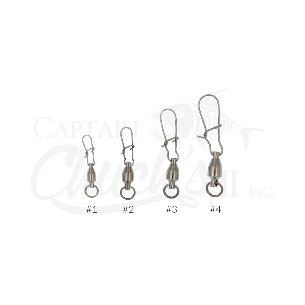 Addya Ball Bearing Duo Snap Swivels 10pk