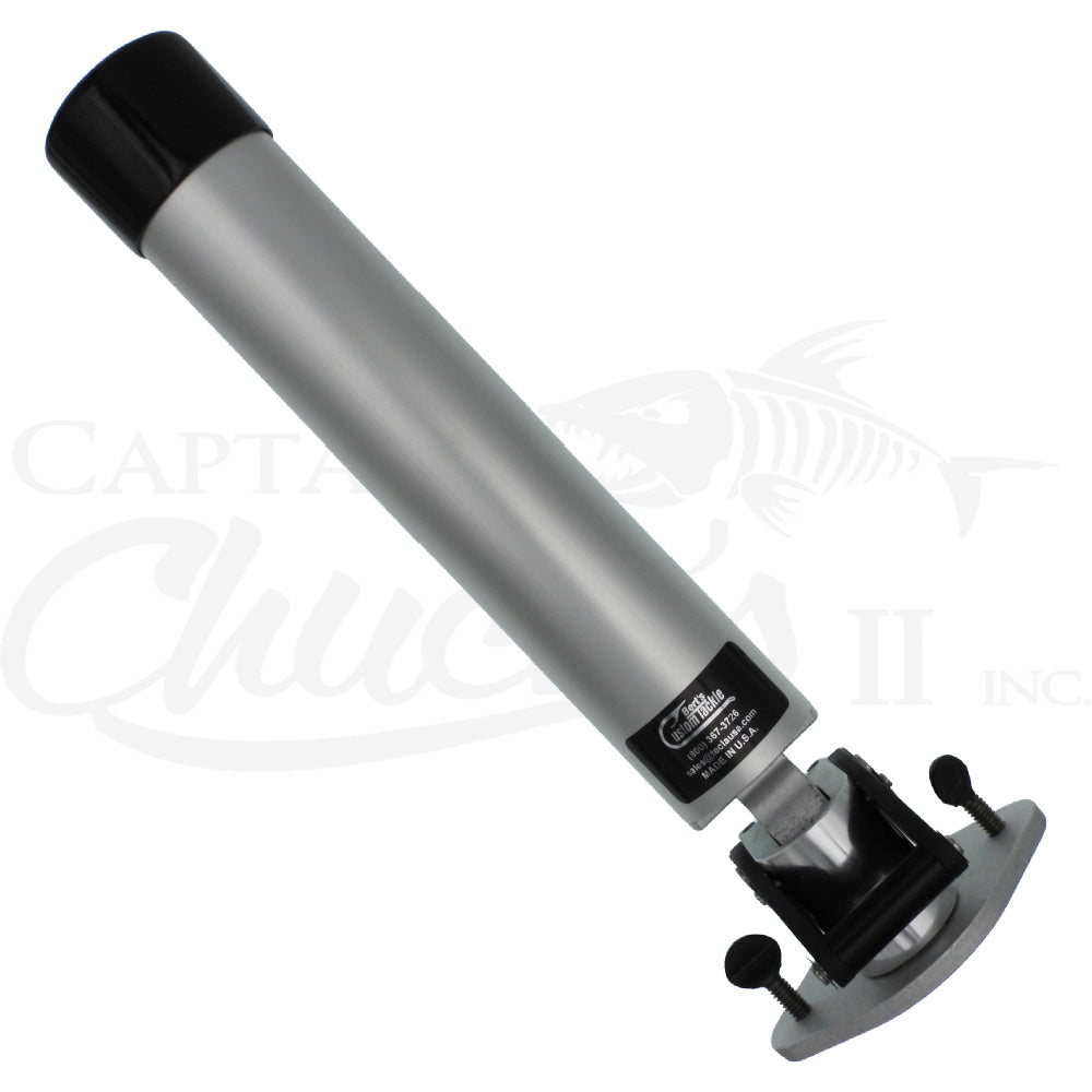 bert's fishing rod holders Custom Tackle Adjustable Holder for Boat Track System, Buff Brite : Sports & Outdoors designed for use with the Berts boat track system Bert's Custom Tackle Ratcheting Rod