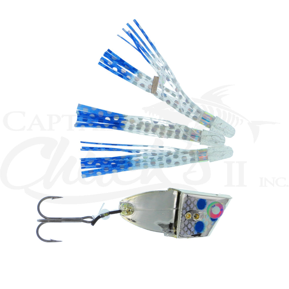 big weenie fishing lures Weiner Flasher 10" Can be used as a topwater lure or a crankbait Big Weenie Lemon Ice Trolling
