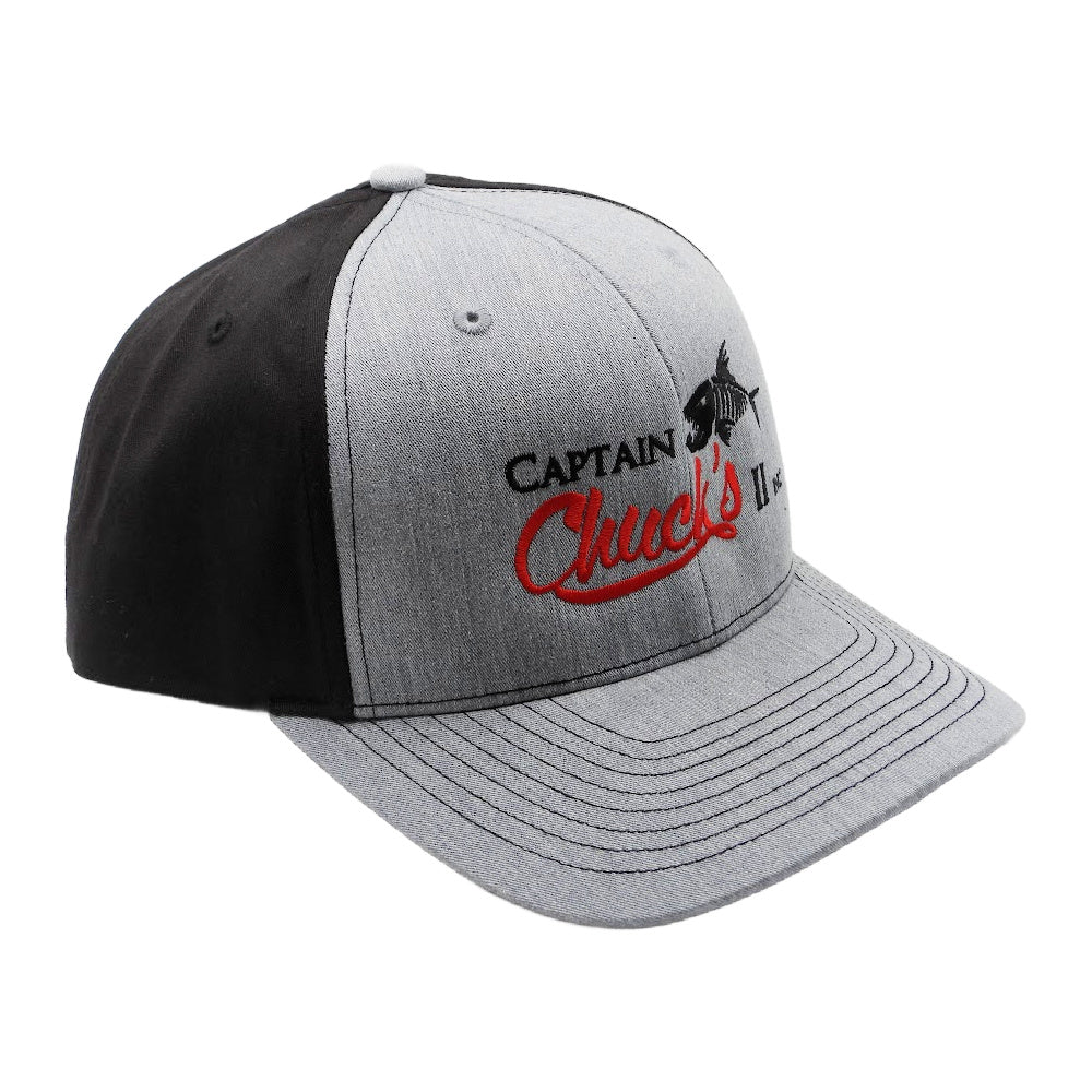 Captain Chuck's Hat Heather/Black