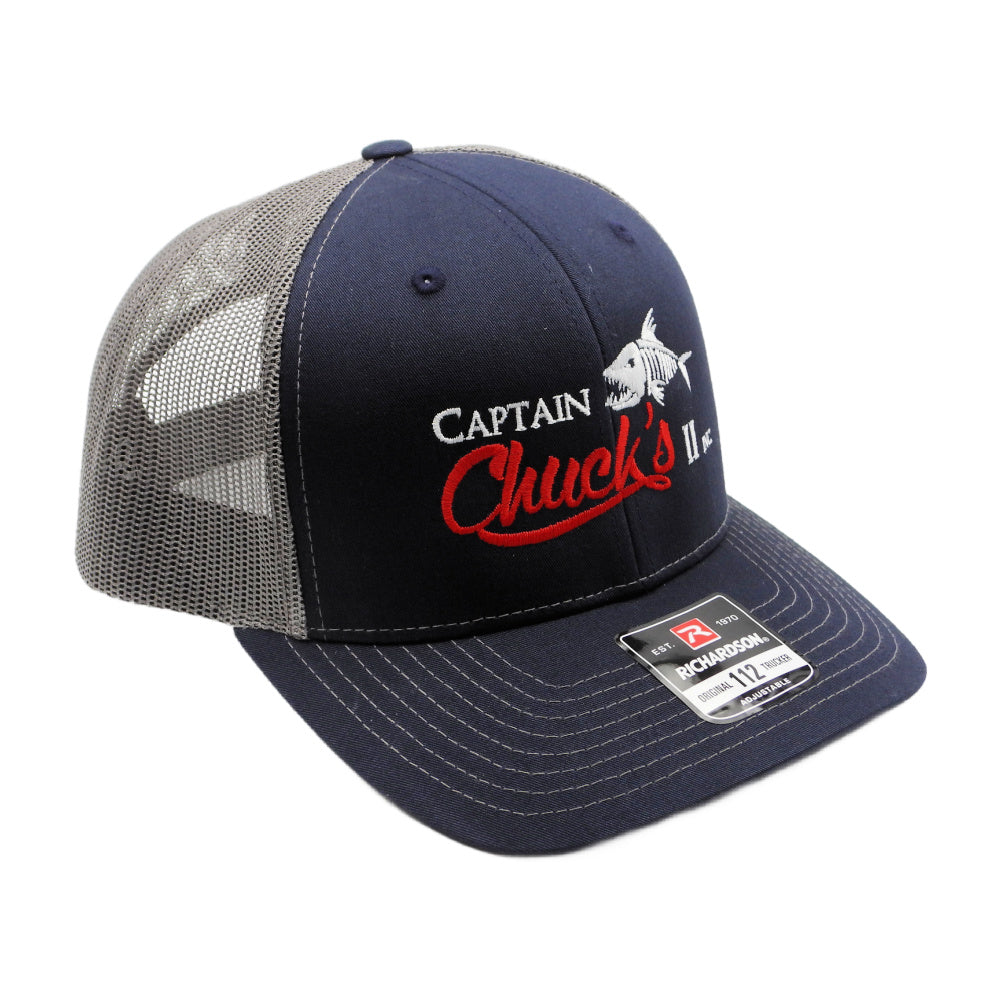 Captain Chuck's Trucker Hat Navy/Charcoal