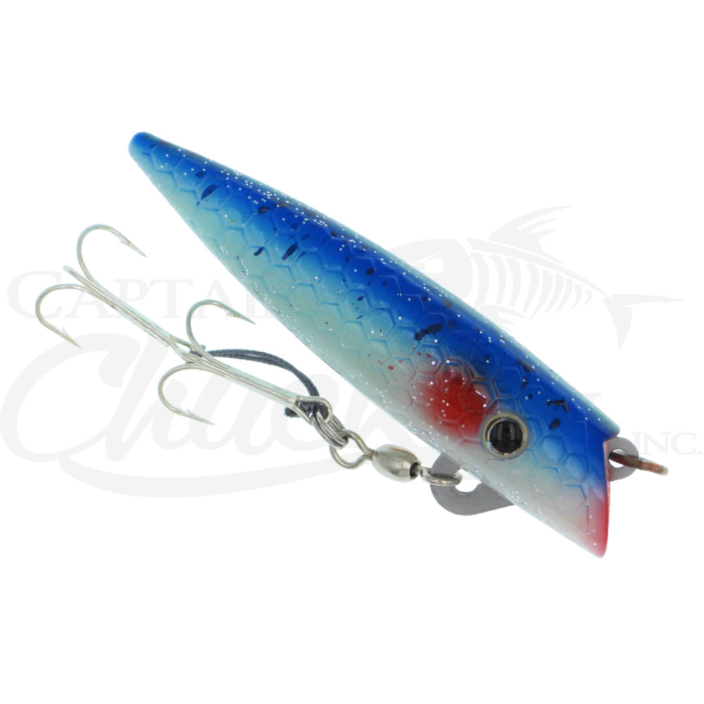 Captain's Choice Blue Splatter Back