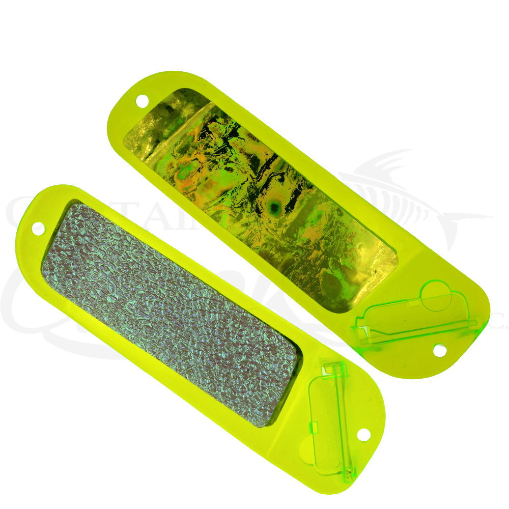 Flip Fin Paddle 8" Chartreuse Mountain Dew