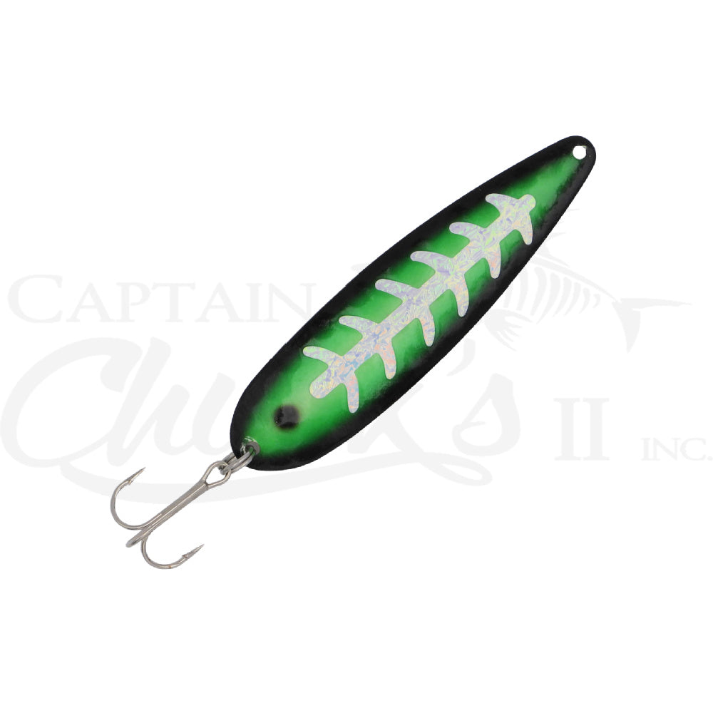 arctic char ice fishing lures Moonshine Spoon Arctic Ice – Captain Chuck's II