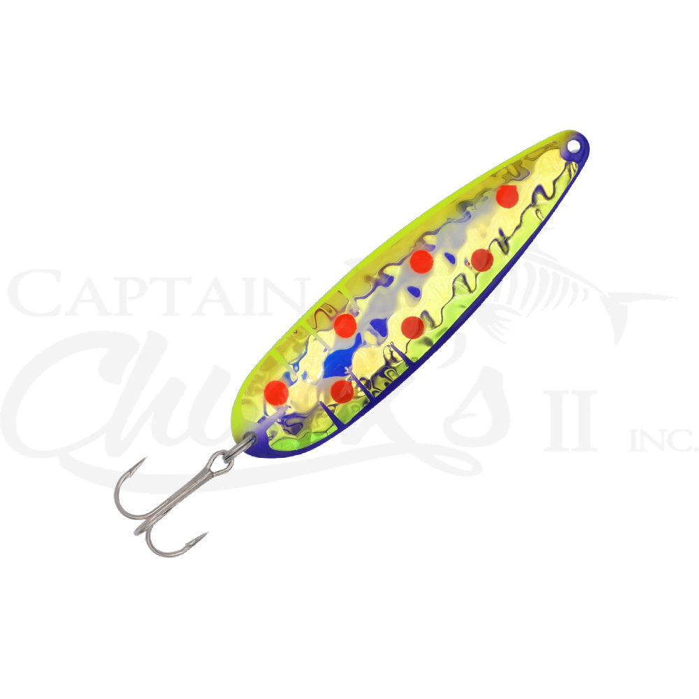 Moonshine Lures Trolling Spoon | Exclusive Color - Lone Wonderbread; 4 in Moonshine Lures Trolling Spoon | Exclusive Color - Lone Wonderbread; 4 in