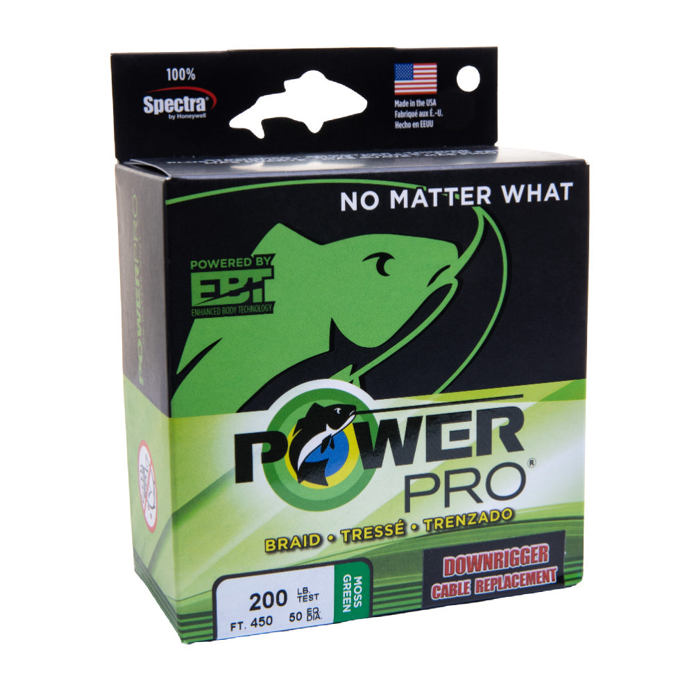 Power Pro Downrigger Braid Green