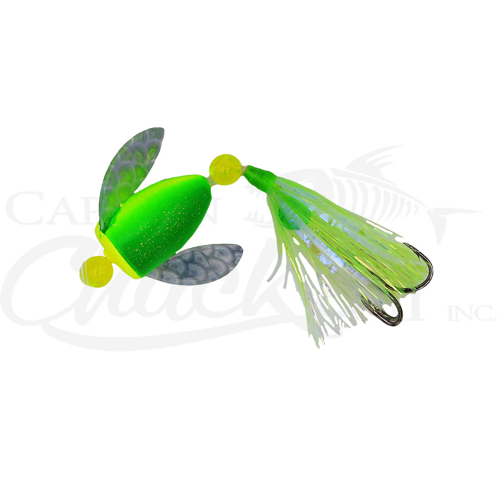 Rapture Trolling Lake Trout Fly Green Hornet UV – Captain Chuck's II