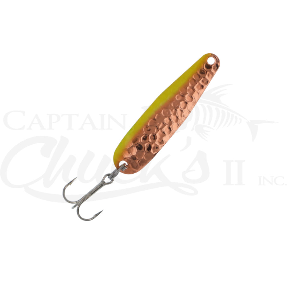 copper spoon fishing lure Michigan Stinger Scorpion Copper Lemon drop – Captain Chuck's II
