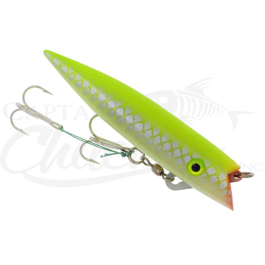 Plug Glow Chartreuse Silver Scale Ace Hi