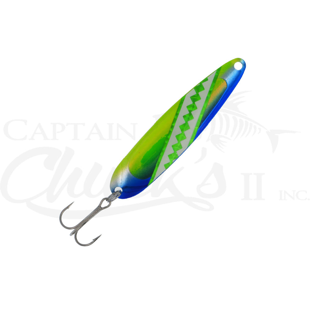 blue and yellow fishing lures Stinger Blue Dolf Yellow UV