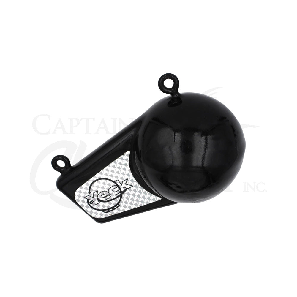 Finned Downrigger Weight-Black