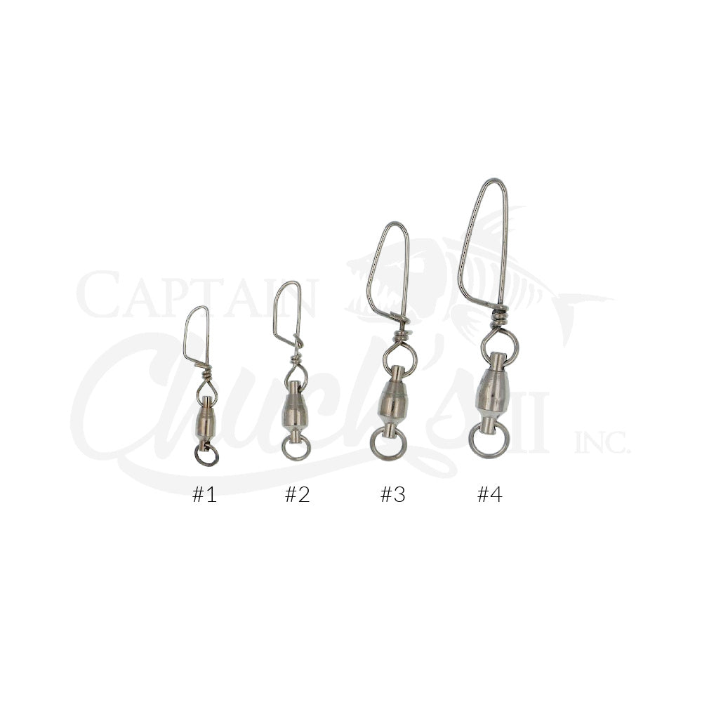 Addya Ball Bearing Coast Snap Swivels 10pk