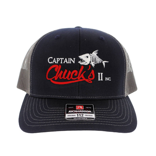 Captain Chuck's Trucker Hat Navy/Charcoal