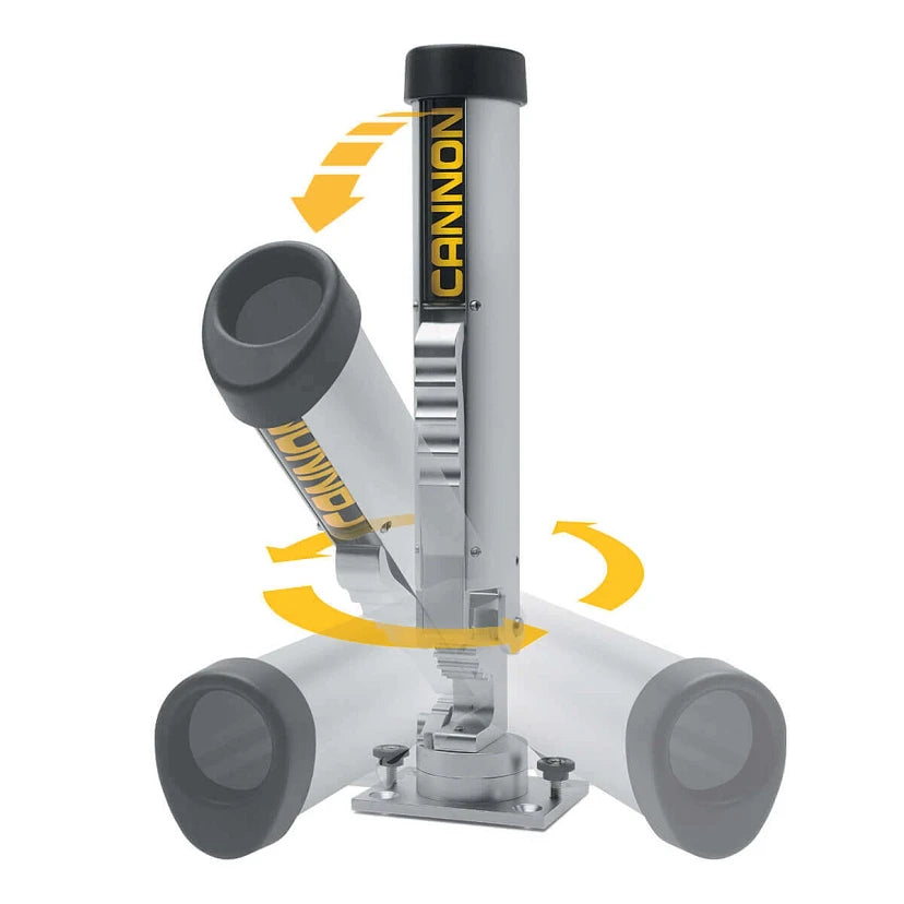Cannon Dual Axis Adj. Rod Holder Downrigger Mount