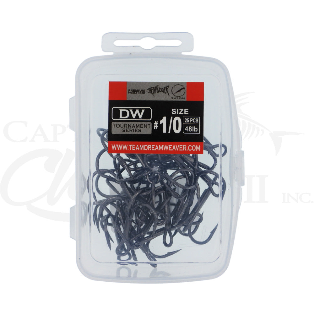 Dreamweaver Black Treble Hooks