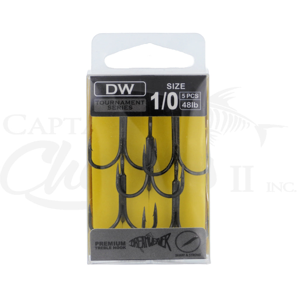 Dreamweaver Black Treble Hooks