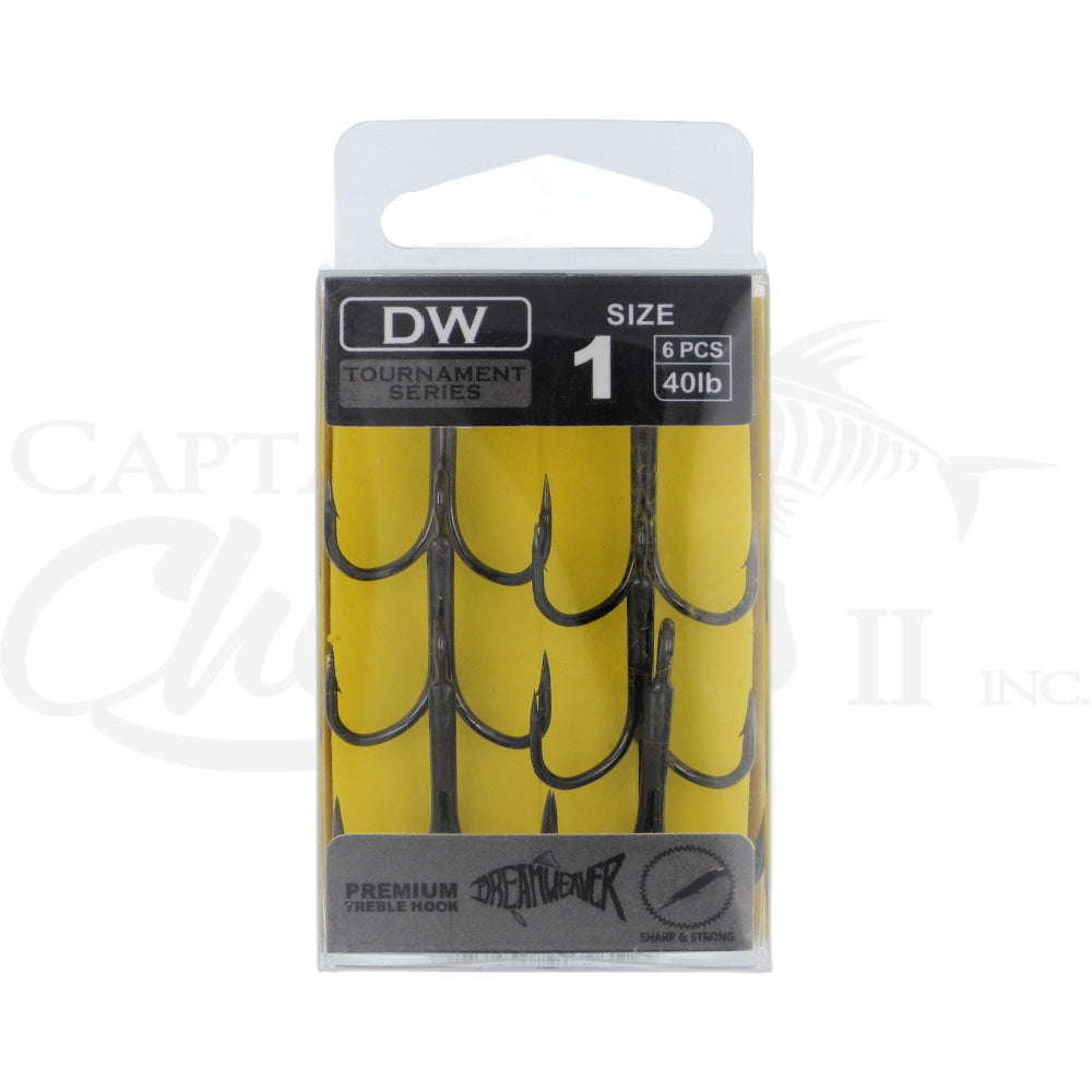 Dreamweaver Black Treble Hooks