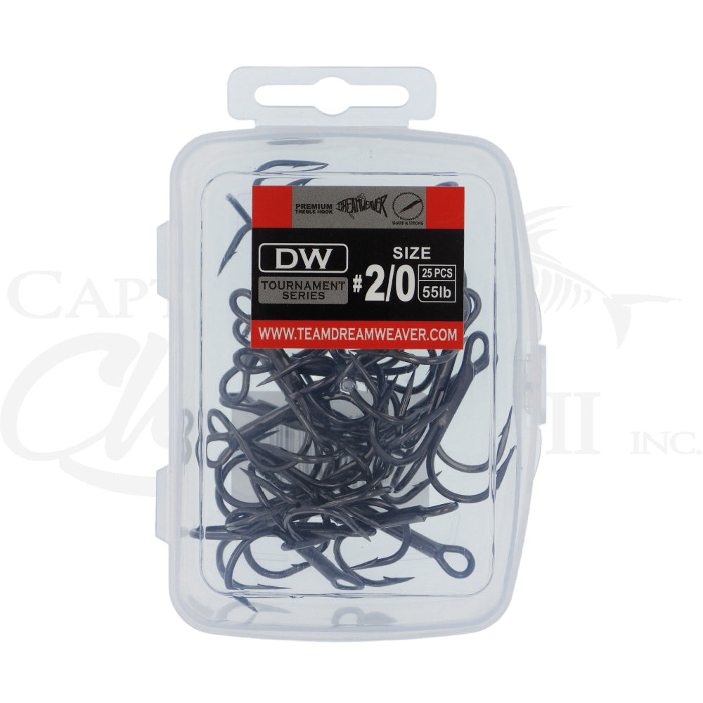 Dreamweaver Black Treble Hooks