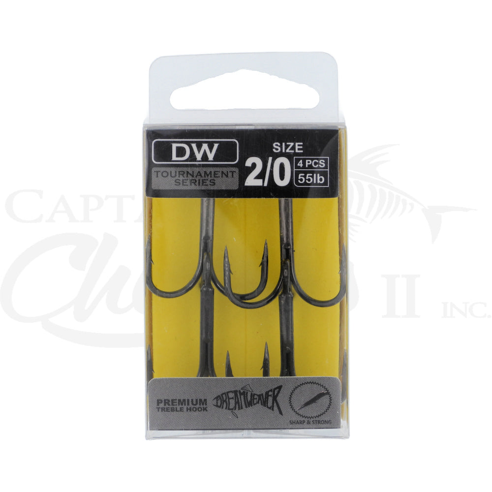 Dreamweaver Black Treble Hooks