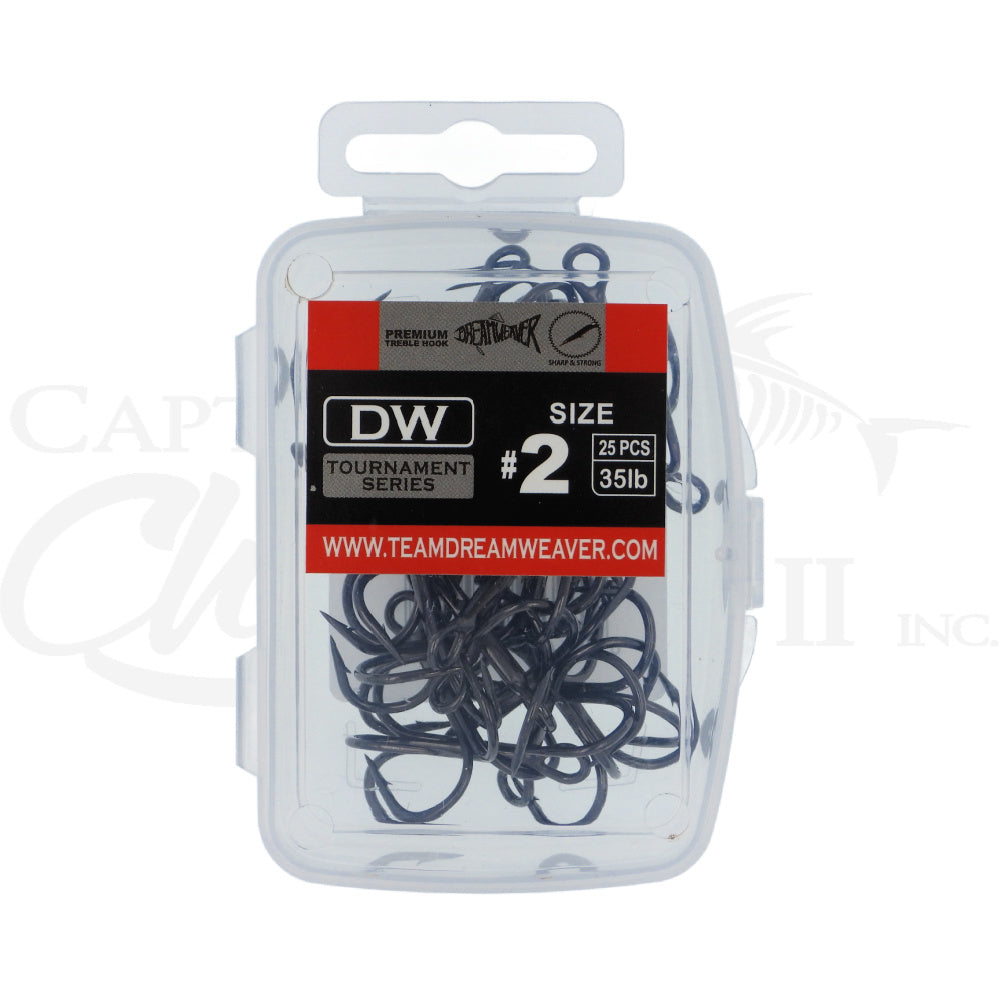 Dreamweaver Black Treble Hooks