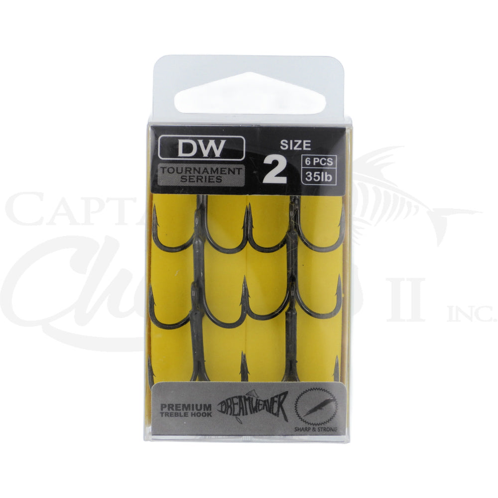 Dreamweaver Black Treble Hooks