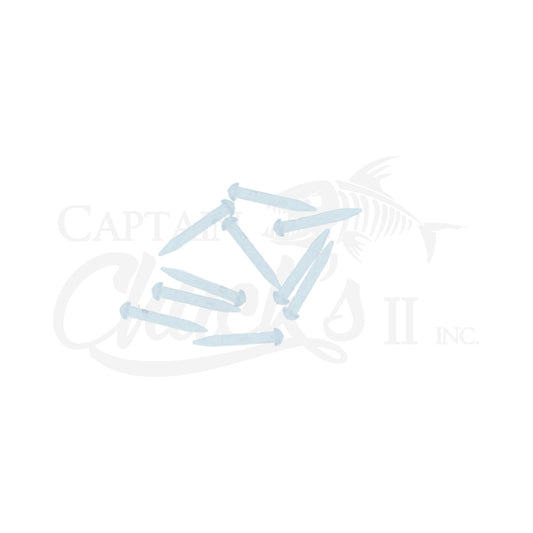 Bait Head Pins Clear 10 Pk