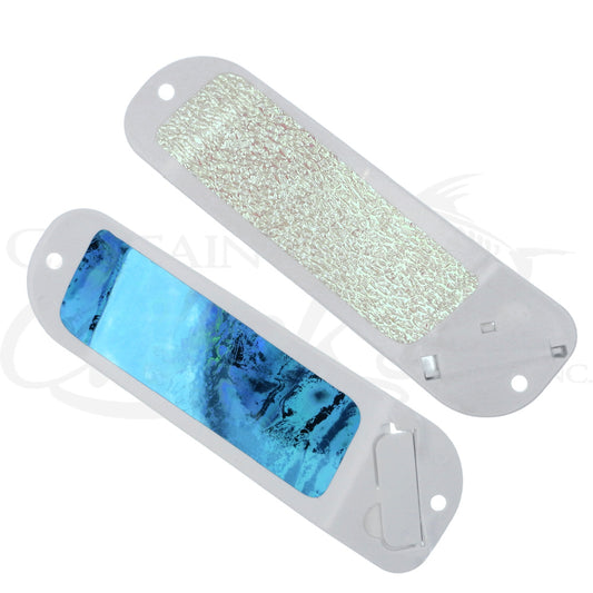 Flip Fin Paddle 8" White Blue Crush