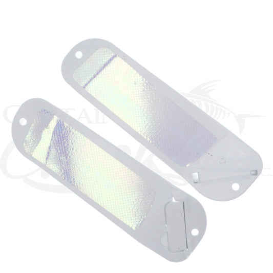Flip Fin Paddle 8" White Pearl Fishscale