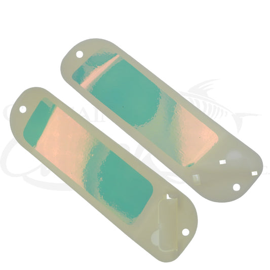 Flip Fin Paddle 8" Glow UV Clear