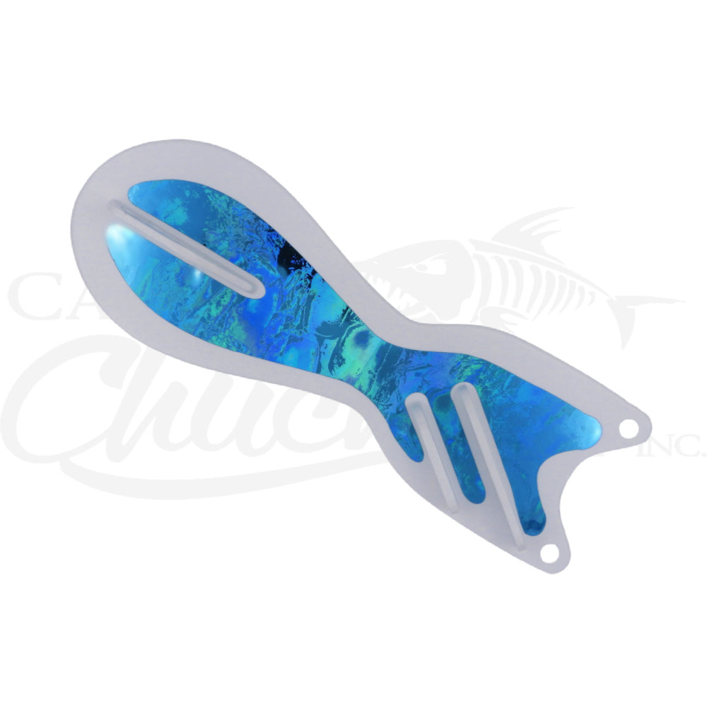 Spindoctor 8 Inch White- Blue/Glow Pearl
