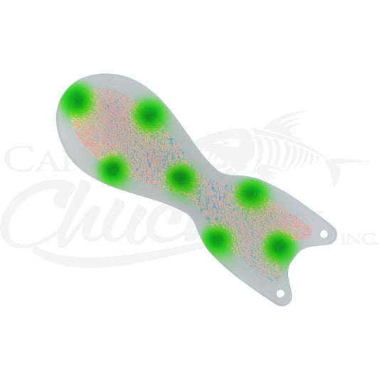 Spindoctor 10 Inch White UV Green Dot