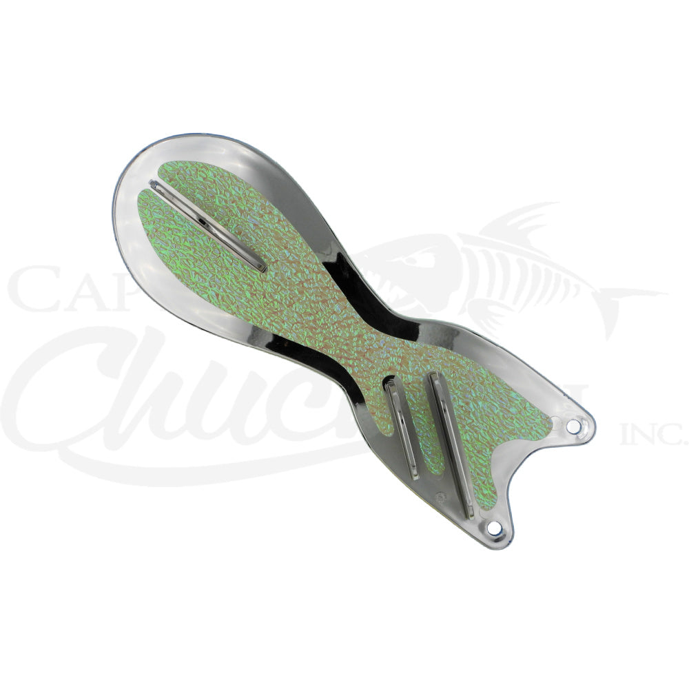 Spindoctor 8 Inch Blue Chrome Frog