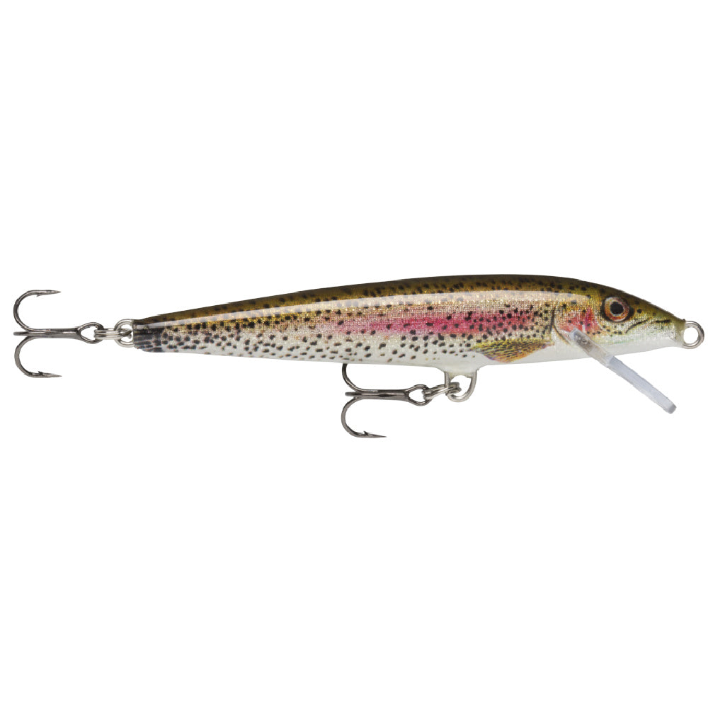 1 ounce rainbow trout lure Luhr Jensen Super Duper line spinner that features a smaller appearance making it great for taking on smaller fish AC Trophy Rainbow Trout Kit