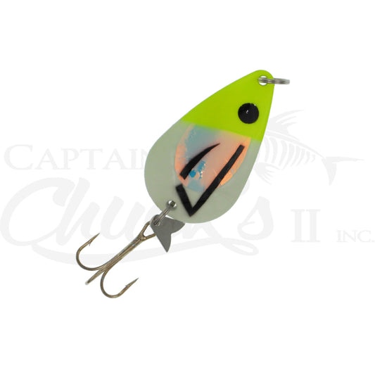 KO Wobbler MS Glow 3/4oz RV Yello Flounder Pounder
