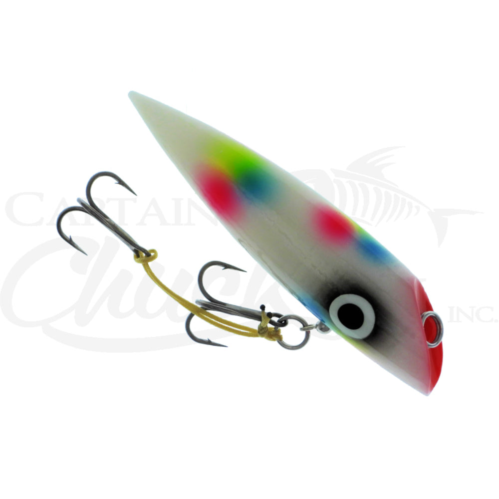 NE Troller Plug 4.25" Wonderbread Blue Glow