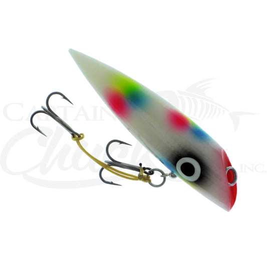 NE Troller Plug 4.25" Wonderbread Blue Glow