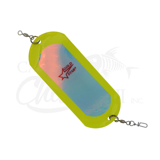 Stubby Dodger Chartreuse Super Pearl Oval