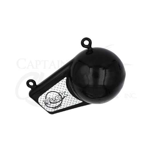 Finned Downrigger Weight-Black