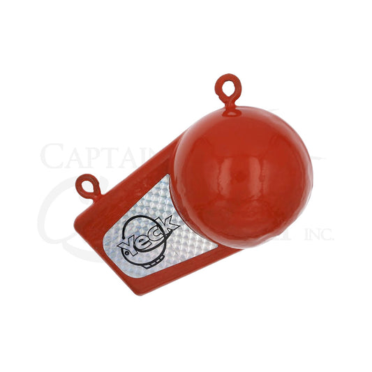 Finned Downrigger Weight-Orange